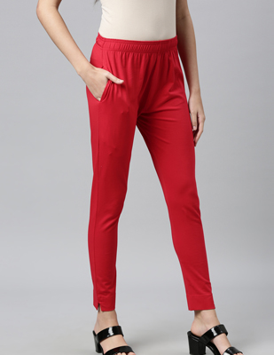 Kurti Pant Red for Womans